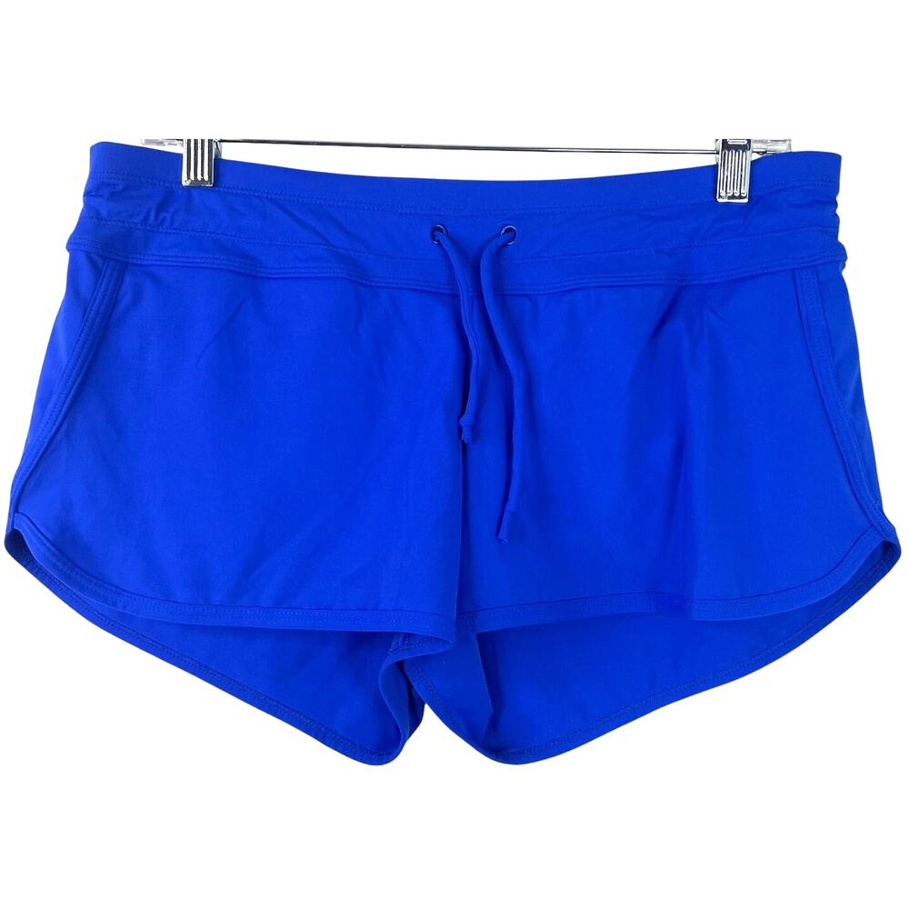 Athleta Women's Athletic Blue Shorts Pull-on Elastic Waistband Sporty Size M
